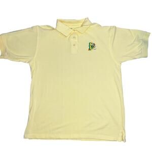 Oregon Ducks Disney Donald Duck Yellow Polo shirt women size large NCAA